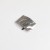 Metal wind brushed ponytail hook rope pin gold silver cold abstract irregular square hair buckle
