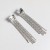 occidental style style fashion geometry square Rhinestone long style tassel earrings flash diamond zircon silver