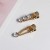 ( Gold)Korea Korean style fashion love zircon hollow samll hair clip head woman