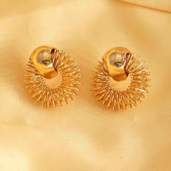 occidental style fashion personality samll wind bag buckle style brief Earring..