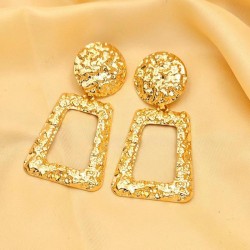 occidental style fashion square high temperament earring all-Purpose personali..