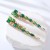 occidental style exaggerating geometry Earring long style glass Rhinestone tassel earrings personality trend St