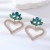 occidental style earrings personality love Alloy diamond ear stud temperament high exaggerating earrings