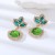 occidental style fashion personality earrings high geometry super ear stud Alloy diamond temperament Ladies