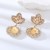 occidental style fashion personality earrings high geometry super ear stud Alloy diamond temperament Ladies