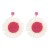 Bohemia weave flowers Earring  retro exaggerating day Street Snap earrings