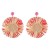 Bohemia weave flowers Earring  retro exaggerating day Street Snap earrings