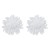 occidental style retro day Alloy earrings  fashion elegant flowers ear stud exaggerating Metal Earring