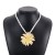 occidental style brief exaggerating day necklace earrings  personality Metal flowers pendant clavicle chain