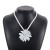 occidental style brief exaggerating day necklace earrings  personality Metal flowers pendant clavicle chain
