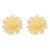 occidental style brief exaggerating day necklace earrings  personality Metal flowers pendant clavicle chain