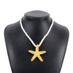  personality starfish pendant necklace earrings  Metal wind samll fashion clav..