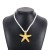  personality starfish pendant necklace earrings  Metal wind samll fashion clavicle chain