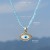 occidental style cross pendant crystal beads necklace woman temperament all-Purpose chain