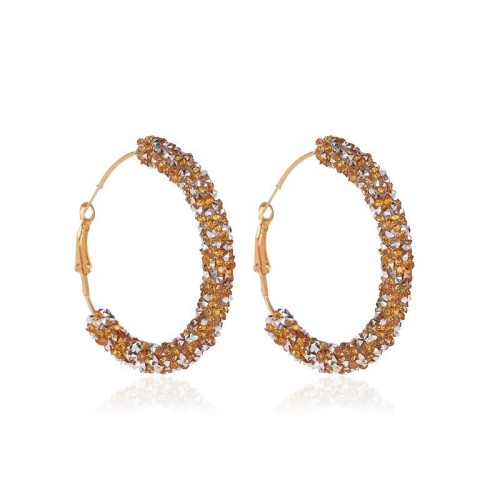 occidental styleins wind exaggerating silver earrings personality temperament creative geometry Alloy cir