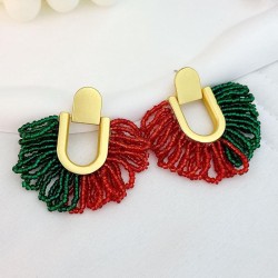  original style Bohemian style tassel earrings  handmade beads color earring E..