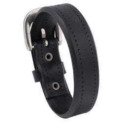 occidental style punk Rock man cortex brief surface retro Cowhide bracelet
