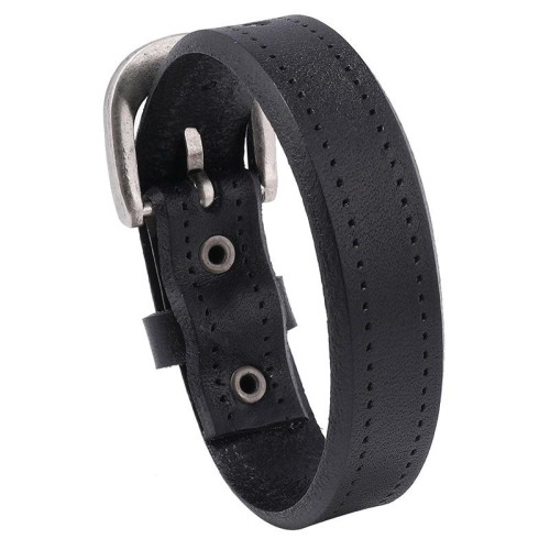 occidental style punk Rock man cortex brief surface retro Cowhide bracelet