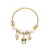 occidental style bangle style bracelet woman owl pendant giftbracelet