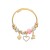 occidental style bangle style bracelet woman heart-shaped pendant loversbracelet
