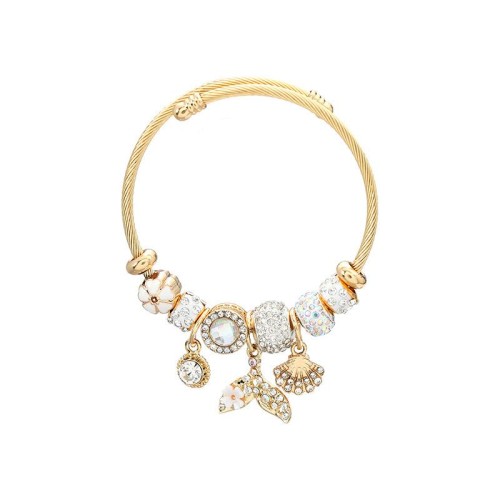 occidental style bangle style bracelet woman pendant openingbracelet