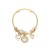 occidental style bangle style bracelet woman Round heart-shaped pendant loversbracelet