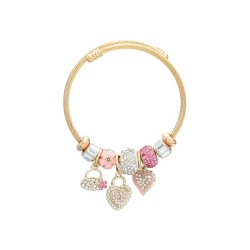 occidental style bangle style bracelet woman love pendant lovers giftbracelet