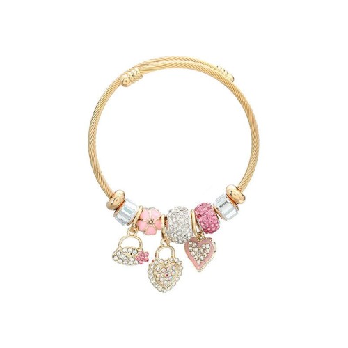 occidental style bangle style bracelet woman love pendant lovers giftbracelet