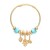 occidental style bangle style bracelet woman crown pendant samll giftbracelet