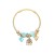occidental style exaggerating bangle style bracelet woman elephant pendantbracelet