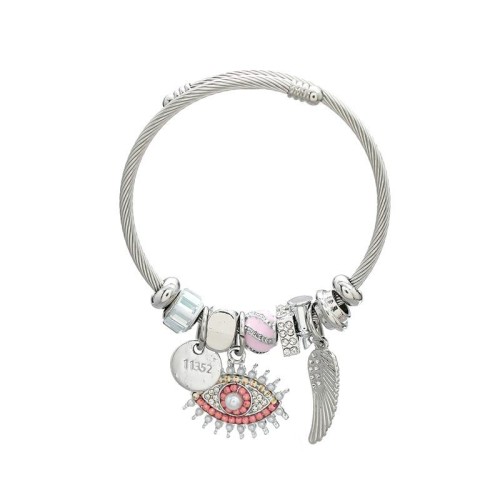 occidental style bangle style bracelet woman angel wings eyesbracelet