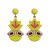 occidental style summer creative cartoon Alloy beads earring lovely wind earrings