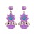 occidental style summer creative cartoon Alloy beads earring lovely wind earrings
