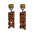  occidental style Word   creative beads earrings