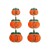  gift earrings creative three layer Alloy beads earrings