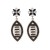 occidental style creative Olives Alloy beads diamond earring leisure sport wind spring