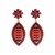 occidental style creative Olives Alloy beads diamond earring leisure sport wind spring