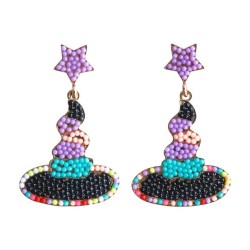 occidental style elements personality cartoon woman earring woman Alloy beads ..