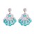 summer wind creative Shells Alloy beads mosaic earrings woman personality brief all-Purpose