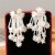 E occidental style spring summer resin flowers earrings Earring multilayer tassel flowers earring