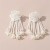 E occidental style spring summer resin flowers earrings Earring multilayer tassel flowers earring