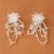 E occidental style spring summer resin flowers earrings Earring multilayer tassel flowers earring