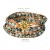 occidental style retro wind handmade weave natural beads bracelet woman multilayer twining