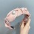 big Pearl weave width Headband temperament Korean style fashion Headband all-Purpose woman
