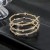 fully-jewelled multilayer bangle twining occidental style exaggerating more row Rhinestone bracelet woman