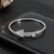 occidental style zircon triangle diamond bangle  bride elasticity fully-jewelled bracelet  diamond