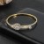 occidental style drop embed zircon bangle opening Rhinestone bride elasticity fully-jewelled diamond 