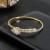  embed zircon bracelet fashion opening heart-shaped bride diamond bangle elasticity fully-jewelled