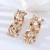 occidental style personality fashion temperament earrings fully-jewelled square ear stud woman Alloy diamond ex