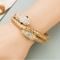 occidental style personality exaggerating snake twining man woman bangle Alloy..